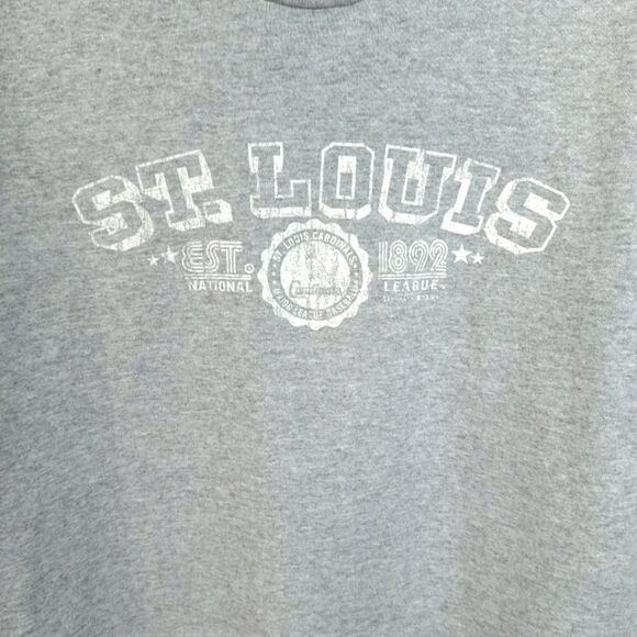 Delta Pro Weight St. Louis Cardinals Baseball T-Shirt WT2 - Picture 2 of 3